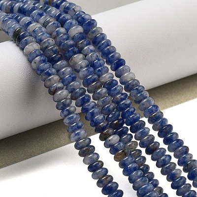Natural Blue Spot Jasper Beads Strands G-K343-C18-01-1