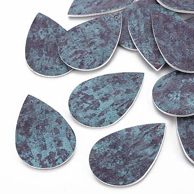 PU Leather Big Pendants X-FIND-T020-005-1