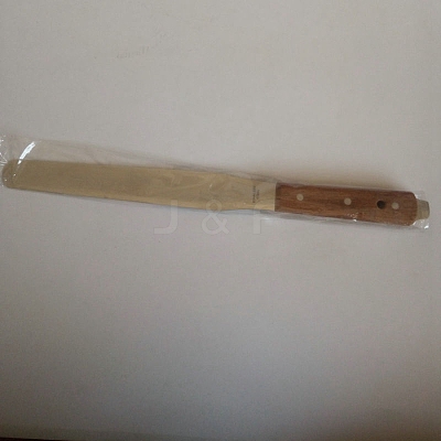 Steel Spatula Painting Knife with Wood Handle DRAW-PW0003-35-1