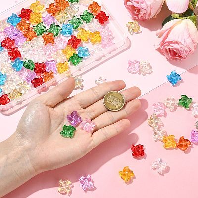 100Pcs 11 Colors Handmade Lampwork & Beads LAMP-CJ0002-89-1