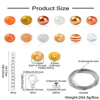 DIY Bubblegum Bracelet Pendant Decoration Making Kit MACR-CJC0010-01A-1