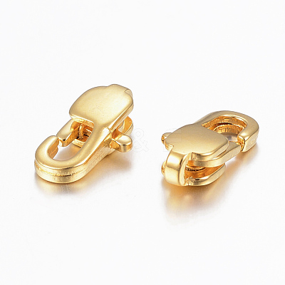 304 Stainless Steel Lobster Claw Clasps STAS-K155-10G-1