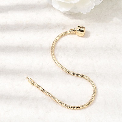 European Brass Chain Bracelet Making BJEW-A164-03G-1