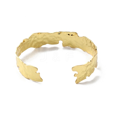 Rack Plating Brass Cuff Bangles BJEW-A137-07G-1