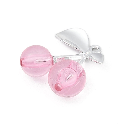 Alloy & Acrylic Pendants PALLOY-S053-01P-C-1