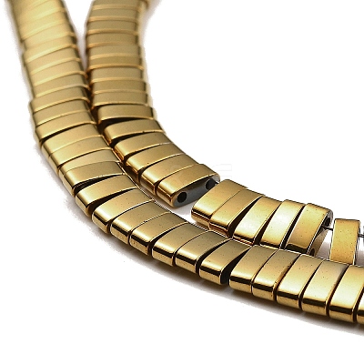 Electroplated Non-magnetic Synthetic Hematite Beads Strands G-G089-A02-04-1
