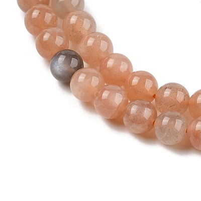 Natural Multi-Moonstone Beads Strands G-J157-6mm-06A-01-1