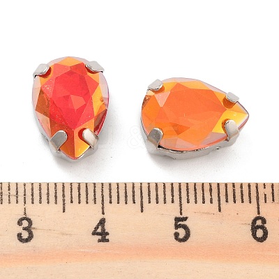 Teardrop Opal Sew On Rhinestones RGLA-G024-06A-P-1