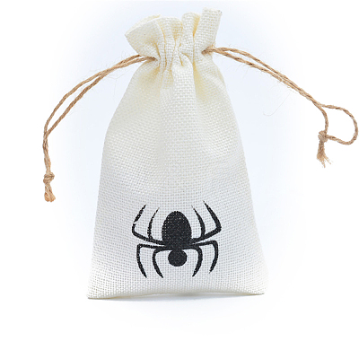 Halloween Burlap Packing Pouches HAWE-PW0001-151A-1