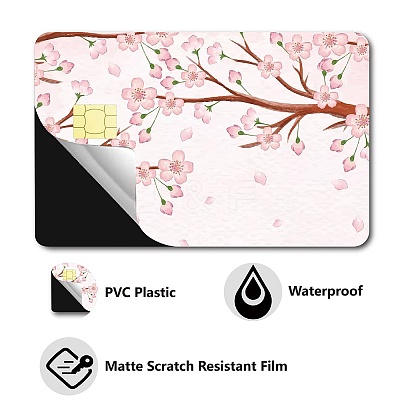 PVC Plastic Waterproof Card Stickers DIY-WH0432-061-1