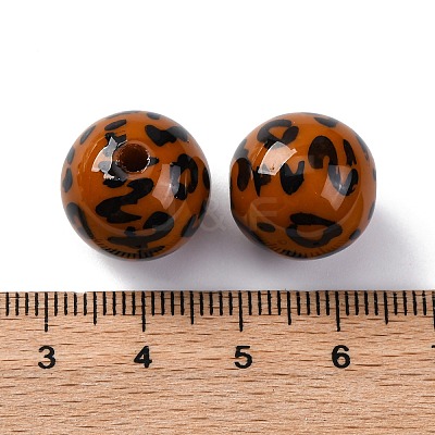 Opaque Acrylic Beads OACR-Q102-01B-1