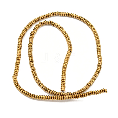 Electroplated Synthetic Non-Magnetic Hematite Beads Strands G-I360-C03-09-1