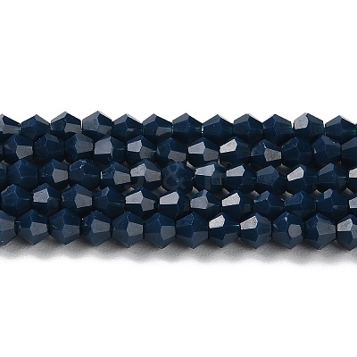 Opaque Solid Color Imitation Jade Glass Beads Strands LS-EGLA-A039-P4mm-D09-1