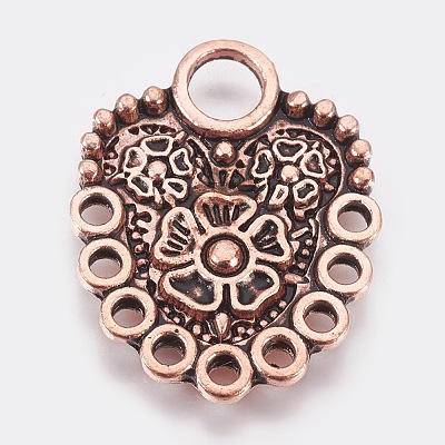 Eco-Friendly Zinc Alloy Hook Clasps PALLOY-WH0031-02R-1
