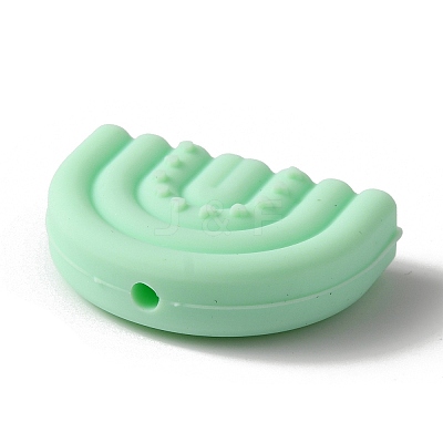 Food Grade Eco-Friendly Silicone Beads LS-SIL-WH0033-45F-1