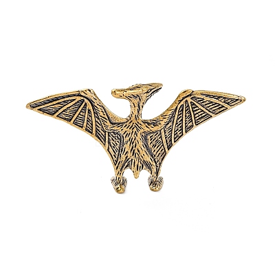 Brass Pterosaur Display Decoration KK-D370-10AG-A-1