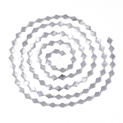 Tarnish Resistant 304 Stainless Steel Link Chains CHS-S006-JN949-1-1