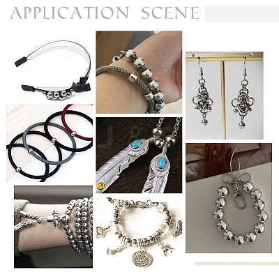 25Pcs 304 Stainless Steel European Beads STAS-GA0001-93-1