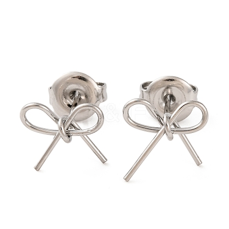 Non-Tarnish 304 Stainless Steel Stud Earrings EJEW-G395-26P-1