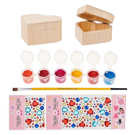 DIY Jewelry Boxes Kits DIY-PH0027-22-1