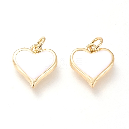 Real 18K Gold Plated Brass Charms KK-L006-019A-1