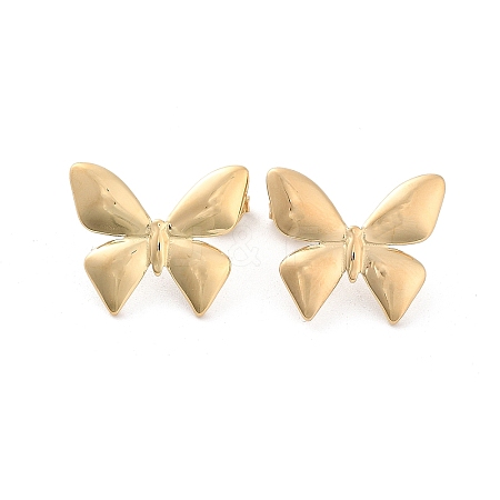 304 Stainless Steel Stud Earrings EJEW-H115-11G-1