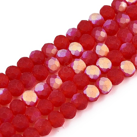 Transparent Glass Beads Strands EGLA-A044-T4mm-MB01-1