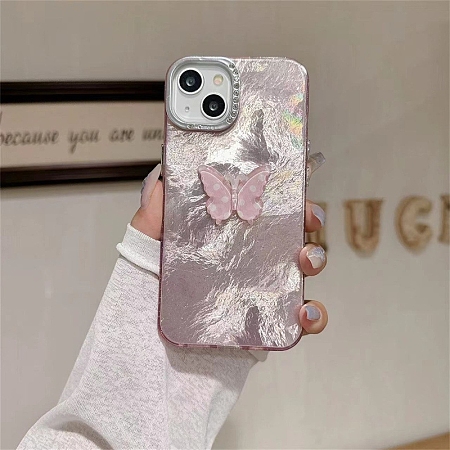 Butterfly Pattern Silicone Mobile Phone Cover PW-WGCC13A-35-1