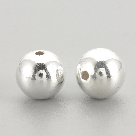 925 Sterling Silver Beads STER-S002-15-8mm-1