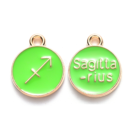 Alloy Enamel Pendants LS-X-ENAM-S124-01A-06F-1