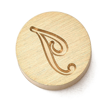 Golden Tone Brass Letter Stamps LS-KK-R005-01I-1