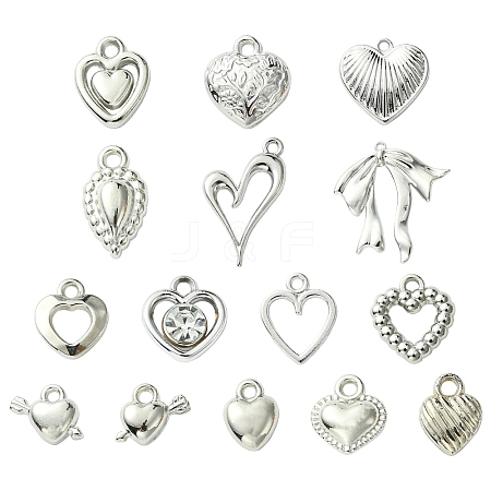 30Pcs 15 Styles Acrylic & Plastic Pendants Sets FIND-YW0004-63-1