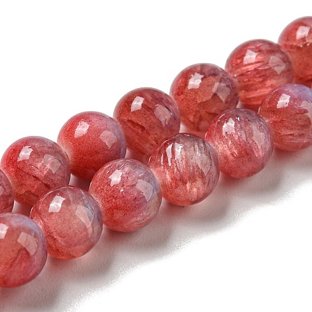 Dyed Natural Jade Beads Strands G-F764-01D-1