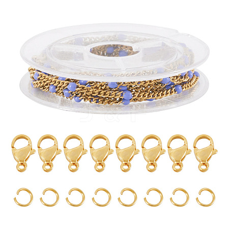  DIY Chain Bracelet Necklace Making Kit DIY-TA0006-23-1