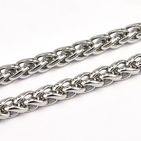 304 Stainless Steel Wheat Chains CHS-L001-30-8mm-1