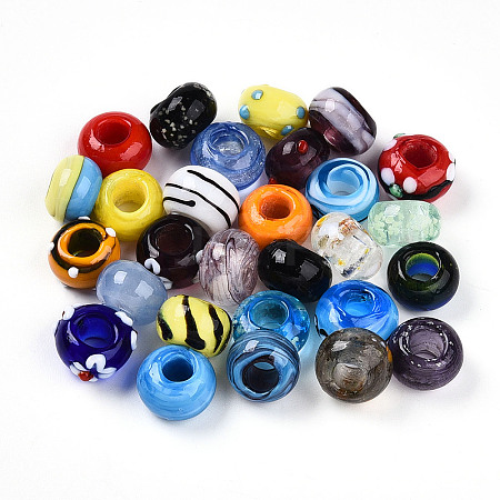 Handmade Lampwork Beads LAMP-N024-37-1