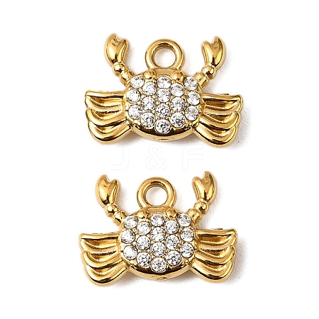 304 Stainless Steel Charms STAS-F321-01G-02-1