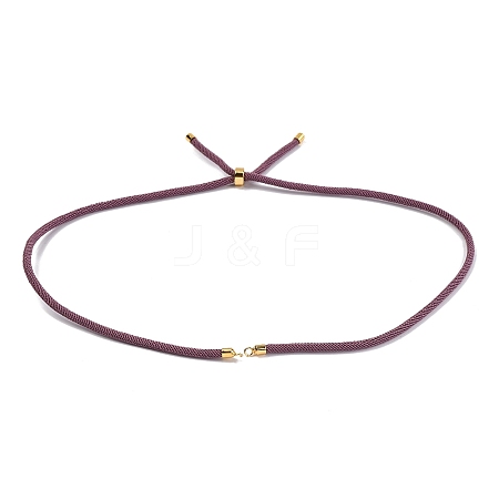 Nylon Cords Necklace Making AJEW-P116-03G-19-1