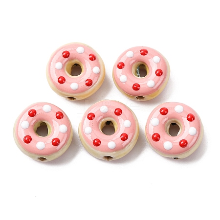 Handmade Porcelain Enamel Beads PORC-K003-09J-1