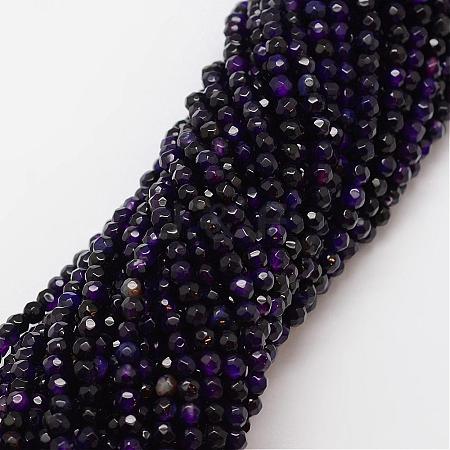 Natural Agate Bead Strands G-G882-4mm-A05-1