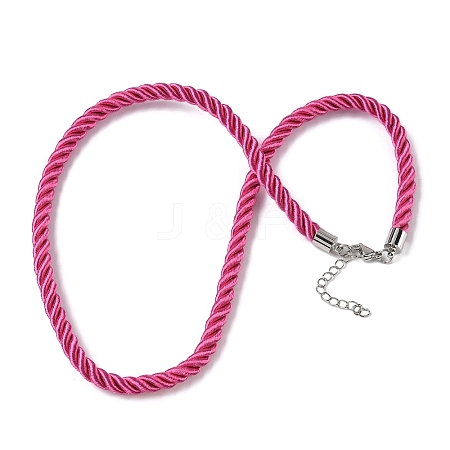 5MM Nylon Twisted Cord Necklace Making FIND-G096-01P-29-1