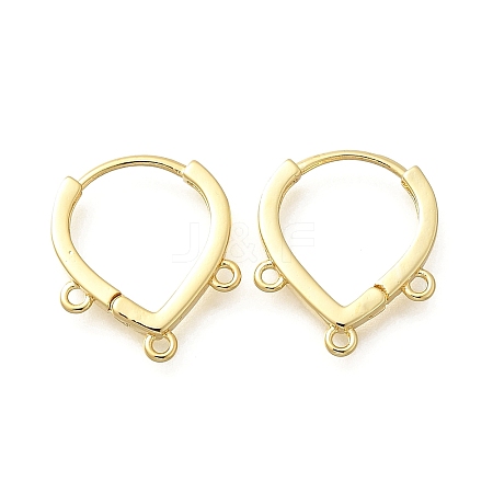 Brass Stud Earring Findings LS-KK-Q035-08G-1