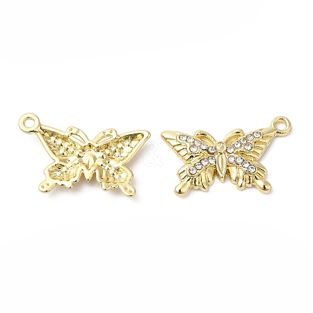 Alloy Rhinestone Pendants ALRI-P005-06G-1