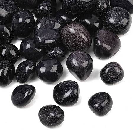 Synthetic Blue Goldstone Beads GG-CBAD0F6-B10-01A-1