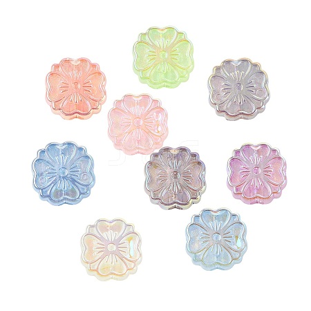 50Pcs Opaque Acrylic Beads OACR-CJ0002-24-1