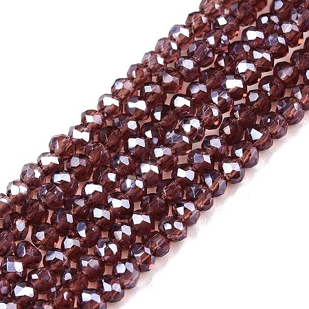 Electroplate Glass Beads Strands EGLA-A044-T1mm-A13-1