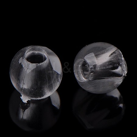 Transparent acrylic beads PL526_4MM-1