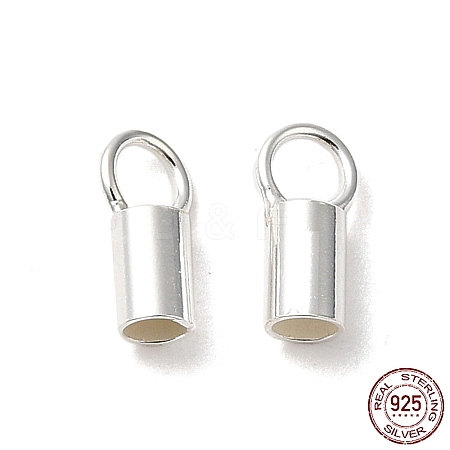 925 Sterling Silver Cord Ends STER-P055-01C-S-1