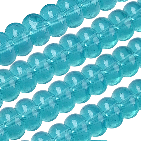3 Strands Imitation Jade Glass Beads GLAA-PA0001-36B-04-1