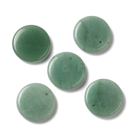  Natural Green Aventurine Pendants G-C028-03C-1